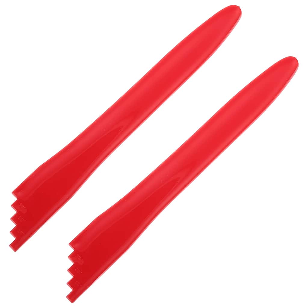 2Pcs Bubble Popper Canning Kits, 8inch Bubble Measurer Canning Supplies, Red