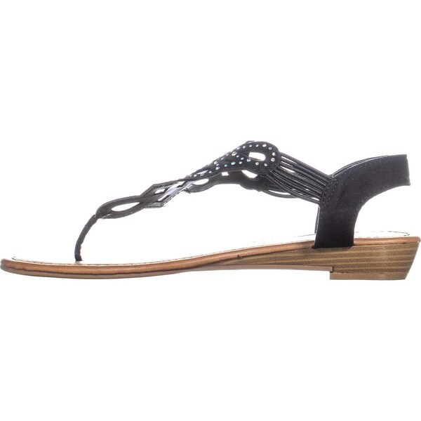 rampage sandals black