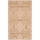 preview thumbnail 11 of 14, Martha Stewart by SAFAVIEH Tracery Silk/ Wool Rug 2'6" x 4'3" - Pecan
