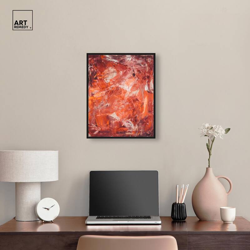 Shades of Red II Canvas by Art Remedy