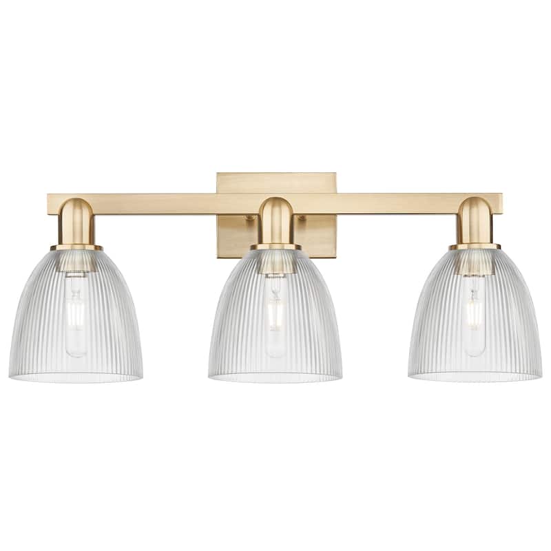 Innovations Lighting 716-3W-11-25 Castile Vanity Castile 3 Light 25" - Champagne Bronze / Clear