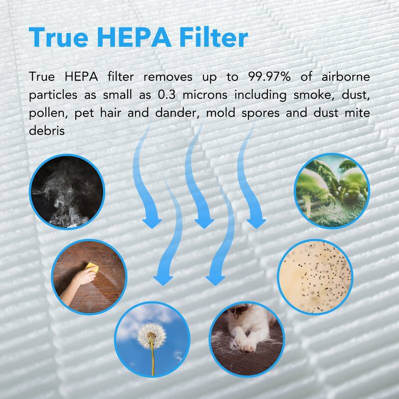 Hunter AirMax Whole Home Industrial Strength Air Purifier with True HEPA and EcoSilver Pre-Filter