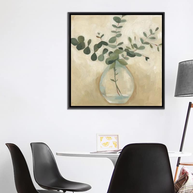 iCanvas "Greenery Still Life III" by Emma Scarvey Framed