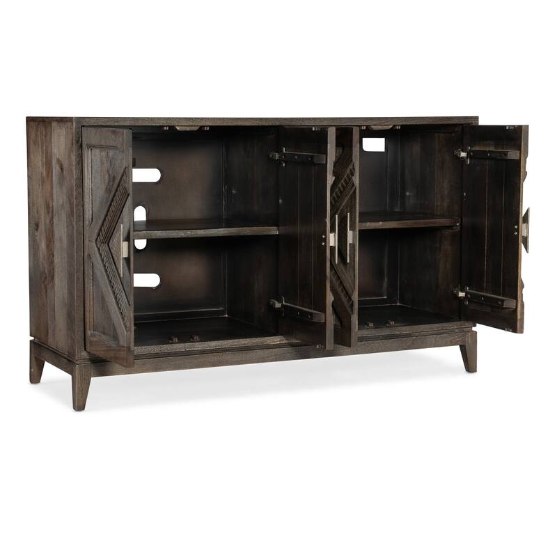 Commerce & Market Carved Accent Chest