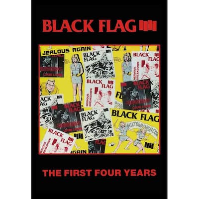 Black Flag The First Four Years Framed Poster - 24 x 36 Inch
