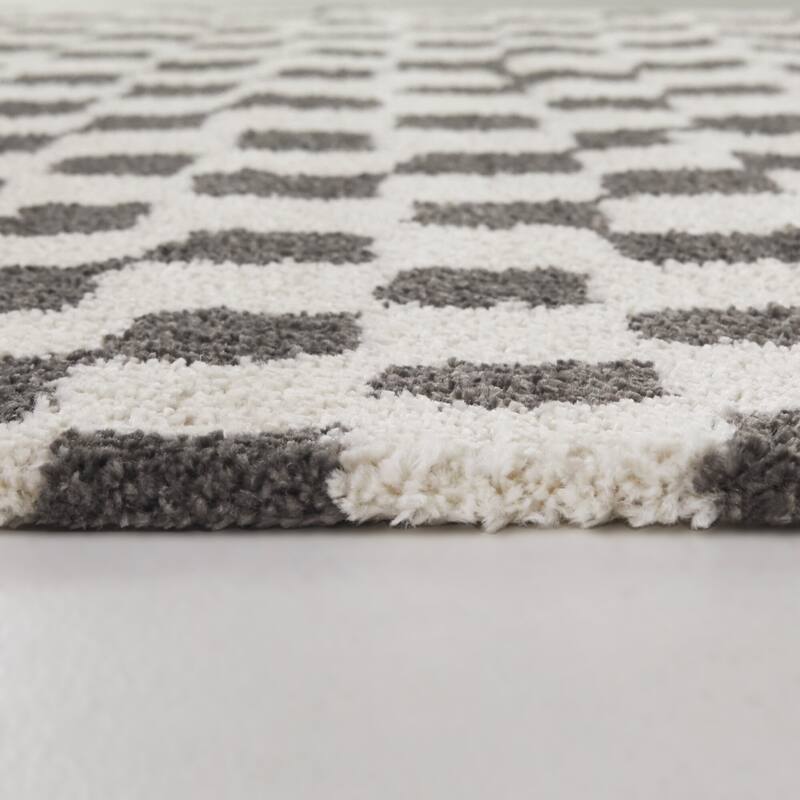 Dietrich Modern Checkered Area Rug