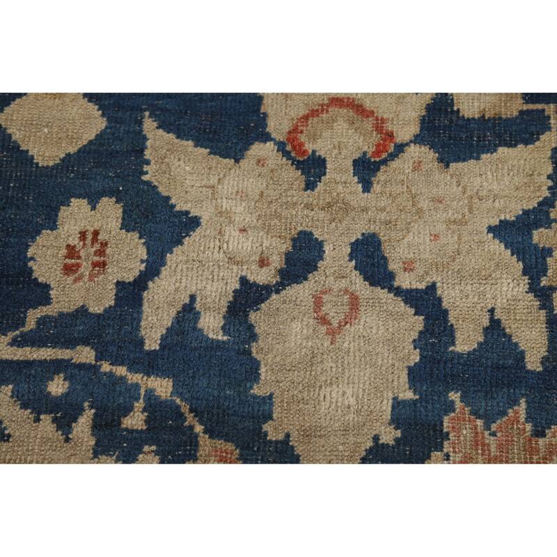 Pre-1900 Antique Vegetable Dye Sultanabad Persian Wool Carpet - 10'9" x 18'10"
