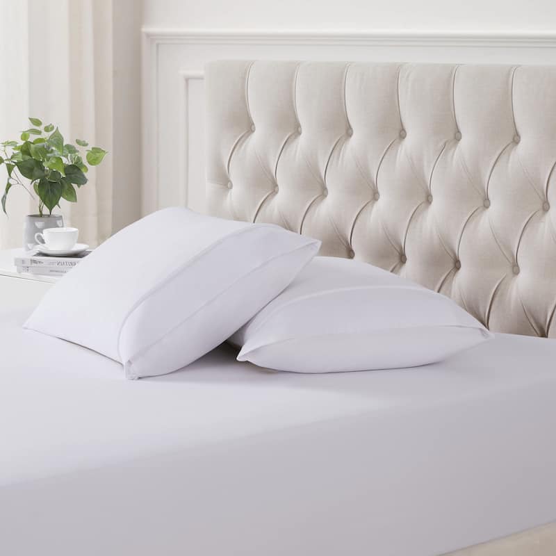 1500 Supreme Collection Microfiber Flannel Pillowcase 2 Pack