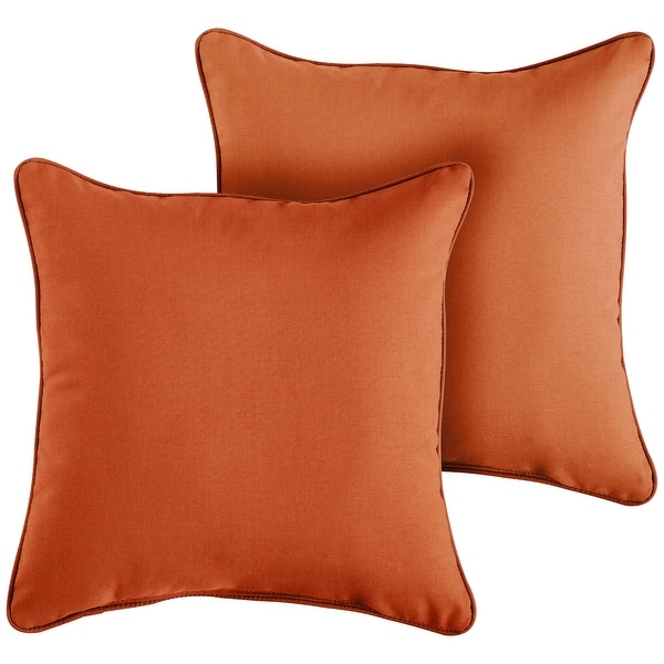 Burnt orange sales outdoor pillows
