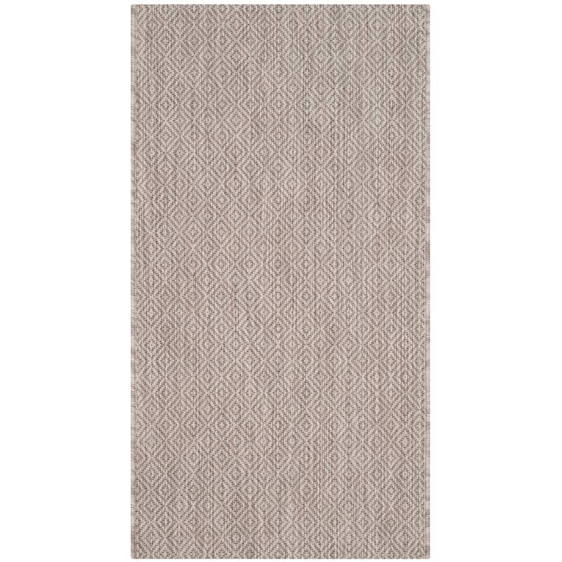 SAFAVIEH Courtyard Lumturie Indoor/Outdoor Waterproof Patio Rug - 2' x 3'7" - Beige/Beige
