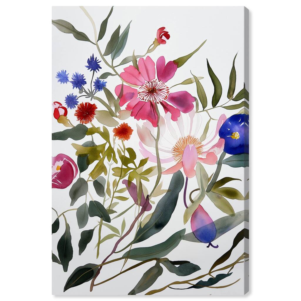 Watery Petals I Canvas by Art Remedy, Gallery Wrapped