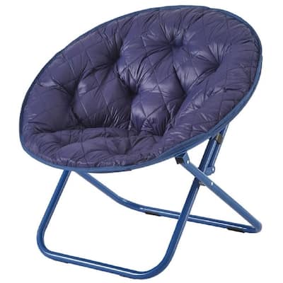 Urban Lifestyle Quilted Folding Saucer Chair