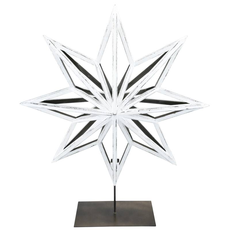 Gilded Star with Metal Base