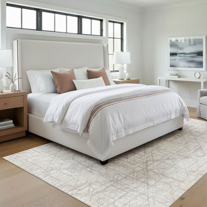 Wyatt & Ash Dream Mink Printed Chenille Rugs