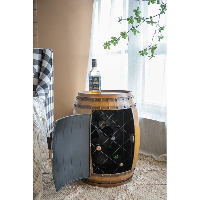 20.5x20.5x24" Drum Side Table