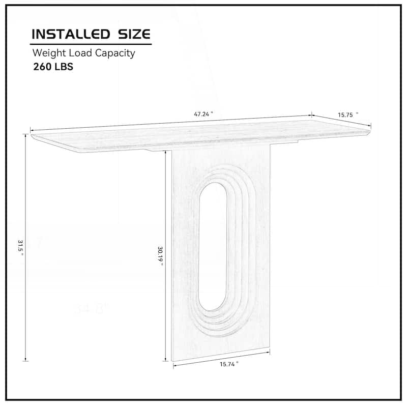Stylish Narrow Console Table with Modern Design for Various Rooms