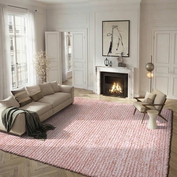 slide 2 of 34, SAFAVIEH Handmade Aspen Shag Ashton Solid Wool Rug
