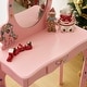 preview thumbnail 24 of 53, Make up Table Kids Vanity Set With Mirror