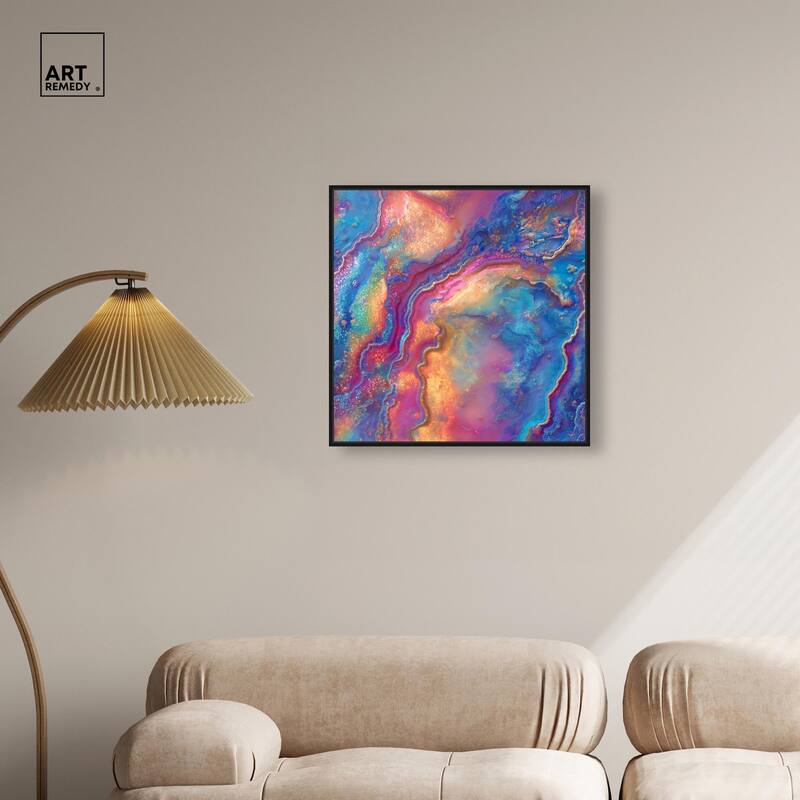 Glittering Spectrum II Canvas by Art Remedy