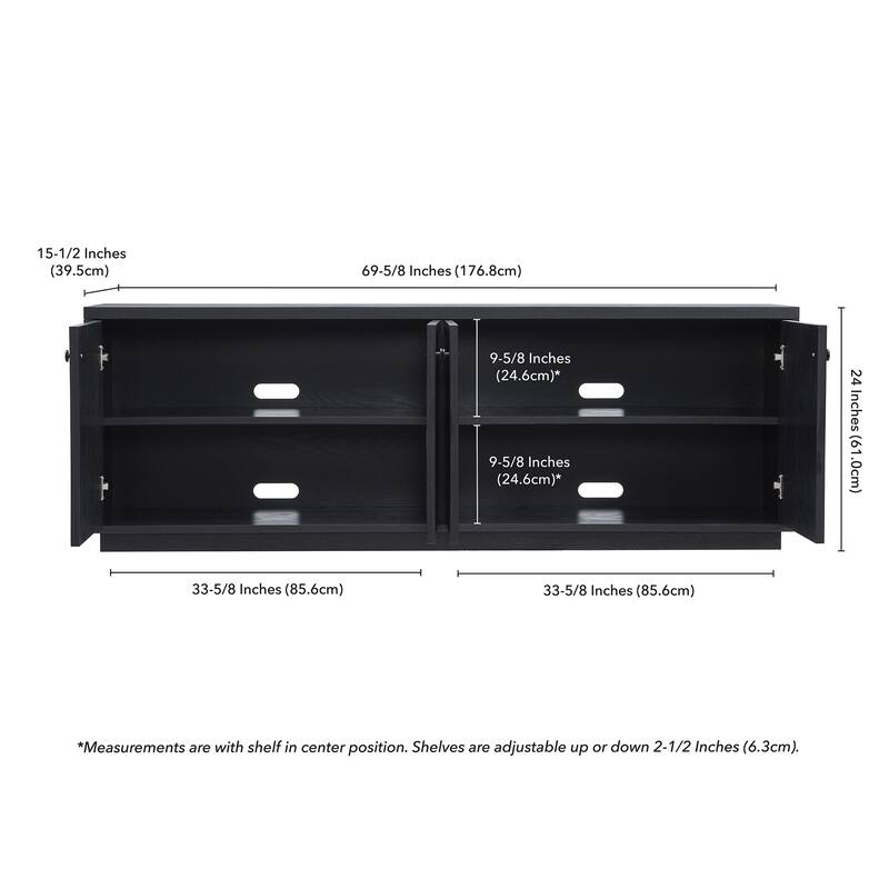 Ormond Rectangular TV Stand for TV's up to 75" - 69.63" Wide
