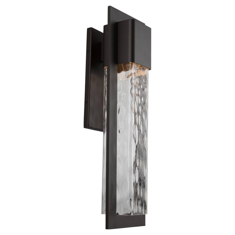 Mist 16in LED Indoor or Outdoor Wall Light 3000K Black