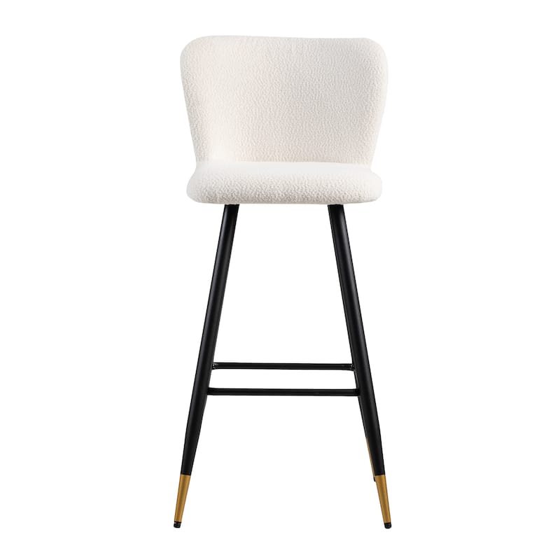 Christopher Knight Home - Spencer 30" Modern Bar Stools with Ergonomic Comfort and Sleek Metal Frame