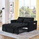 preview thumbnail 1 of 7, Sleeper Sofa, Convertible Sofa, Recliner, Bed, 3-in-1, 3-Position Adjustable Backrest, 2-Seater Sectional, Two Side Pockets