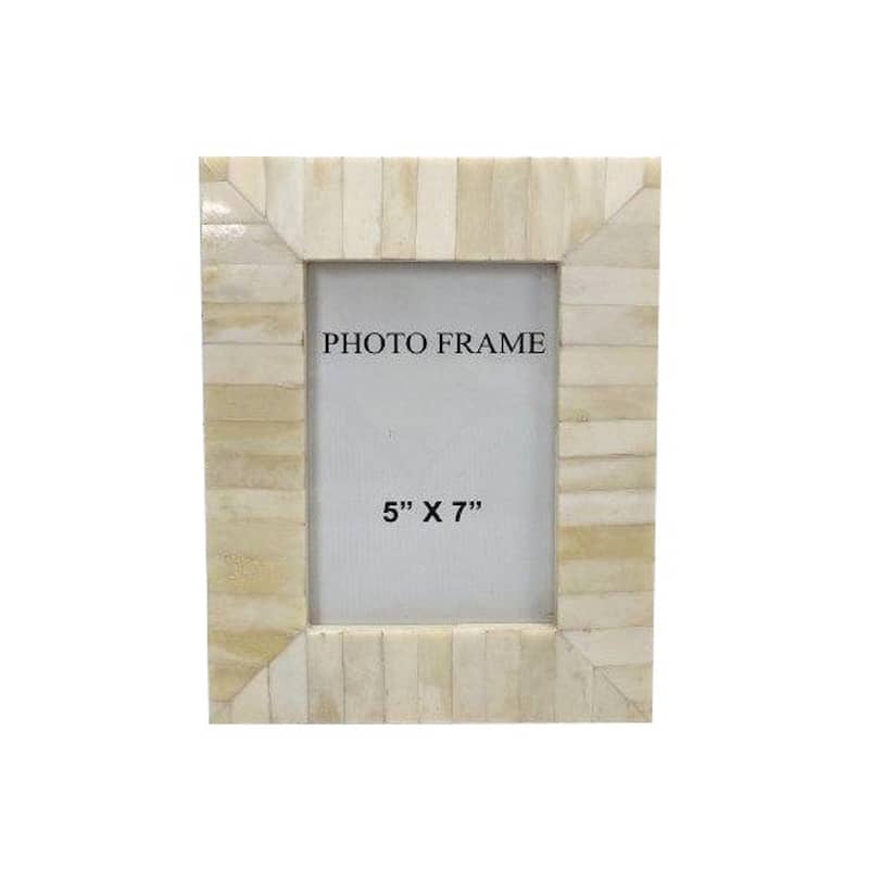 White Bone Picture Frame - 4x4