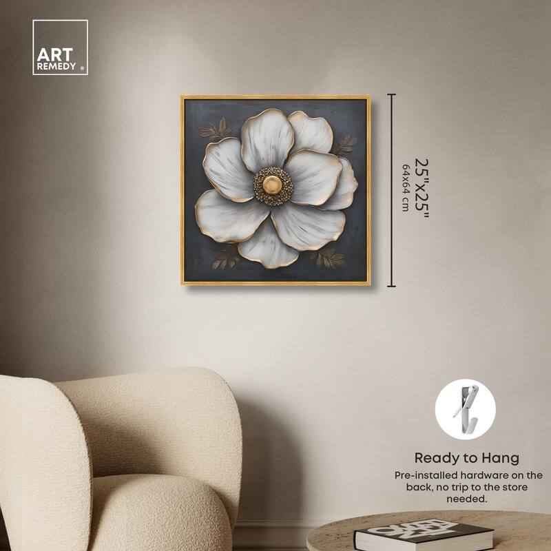 Sculpted Sepals II Canvas by Art Remedy