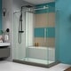 preview thumbnail 19 of 21, DreamLine Enigma-X 34 1/2 in. D x 60 3/8 in. W x 76 in. H Sliding Shower Enclosure - 34.5" x 56.38" - 60.38"