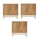 preview thumbnail 56 of 85, Nathan James Enloe Rustic Doors Metal Base Free Standing Modern Storage Cabinet for Entryway