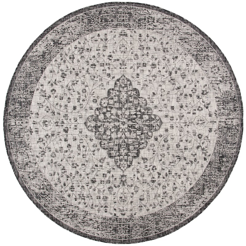 SAFAVIEH Courtyard Boud Indoor/ Outdoor Waterproof Patio Backyard Rug