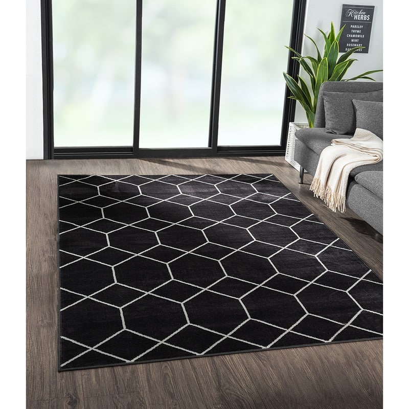 Trellis Geometric Woven Area Rug - 8'x10'