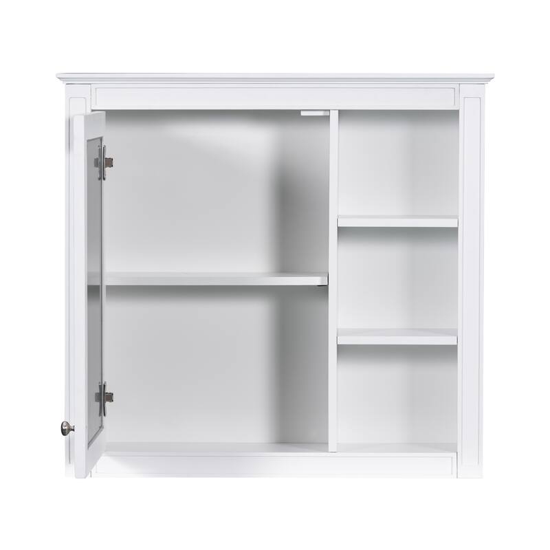30'' x 28'' Medicine Cabinet, Wall Mounted Bathroom Storage Cabinet, Modern Bathroom Wall Cabinet with Mirror,Medicine Cabinet
