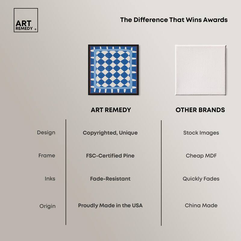 Framed in Color Canvas by Art Remedy