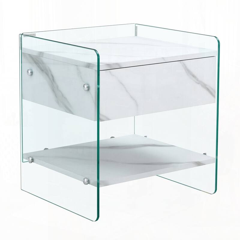 Bedside table with drawers