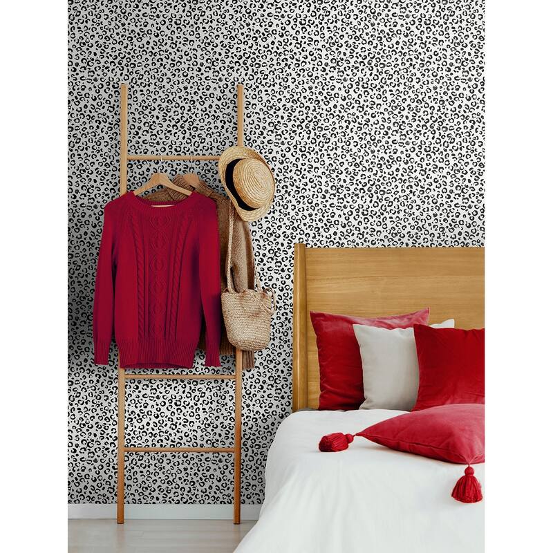 Daisy Bennett Designs Classic Leopard Peel and Stick Wallpaper