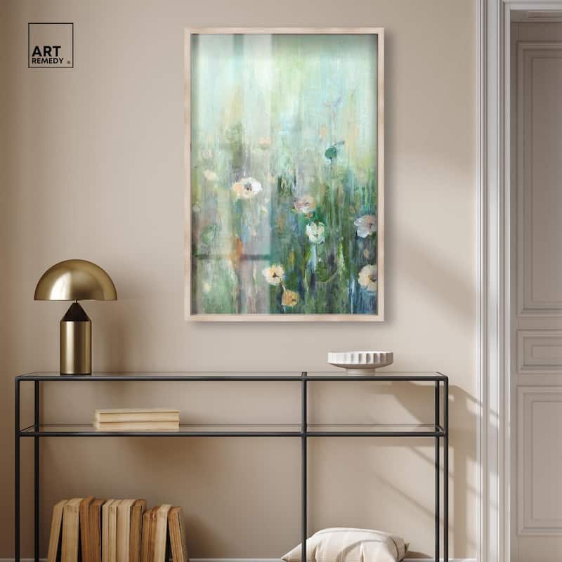 Harmony Green I Shadowbox by Art Remedy