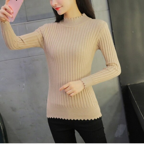 lightweight mock turtleneck