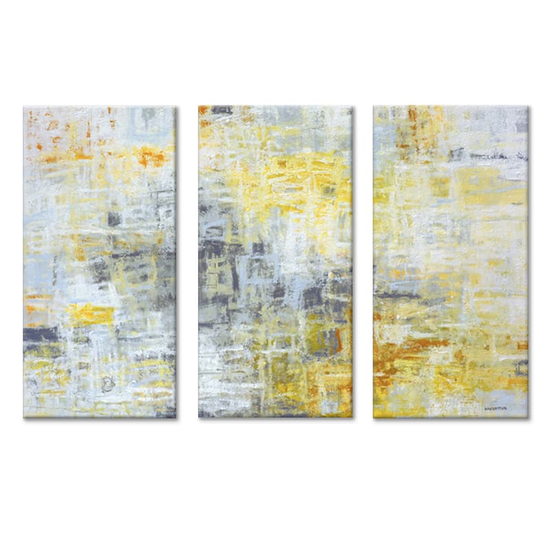'Joy Within' 3 Pc Wrapped Canvas Wall Art Set by Norman Wyatt Jr.