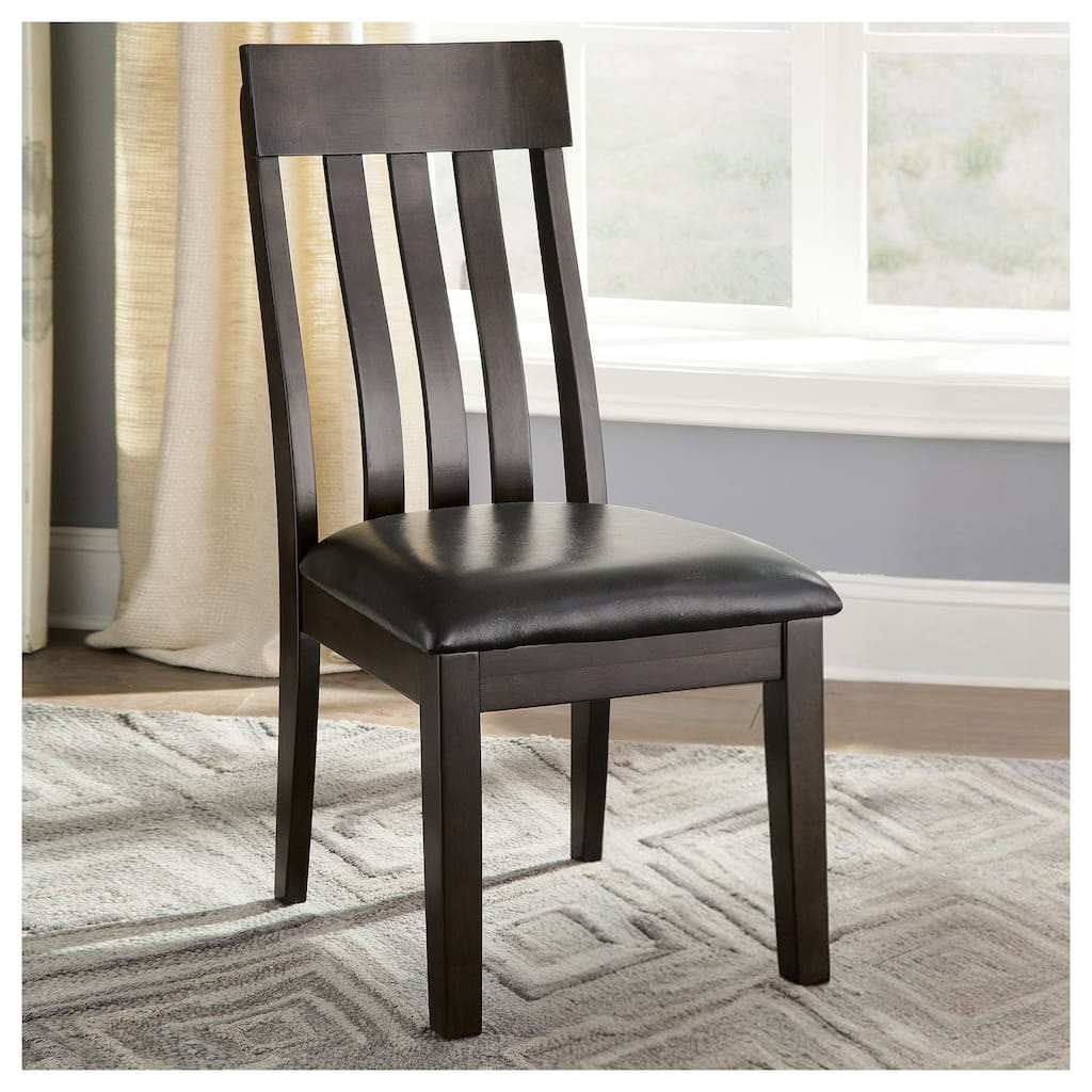 Haddigan Dining Room Chair - Set of 2 - Dark Brown