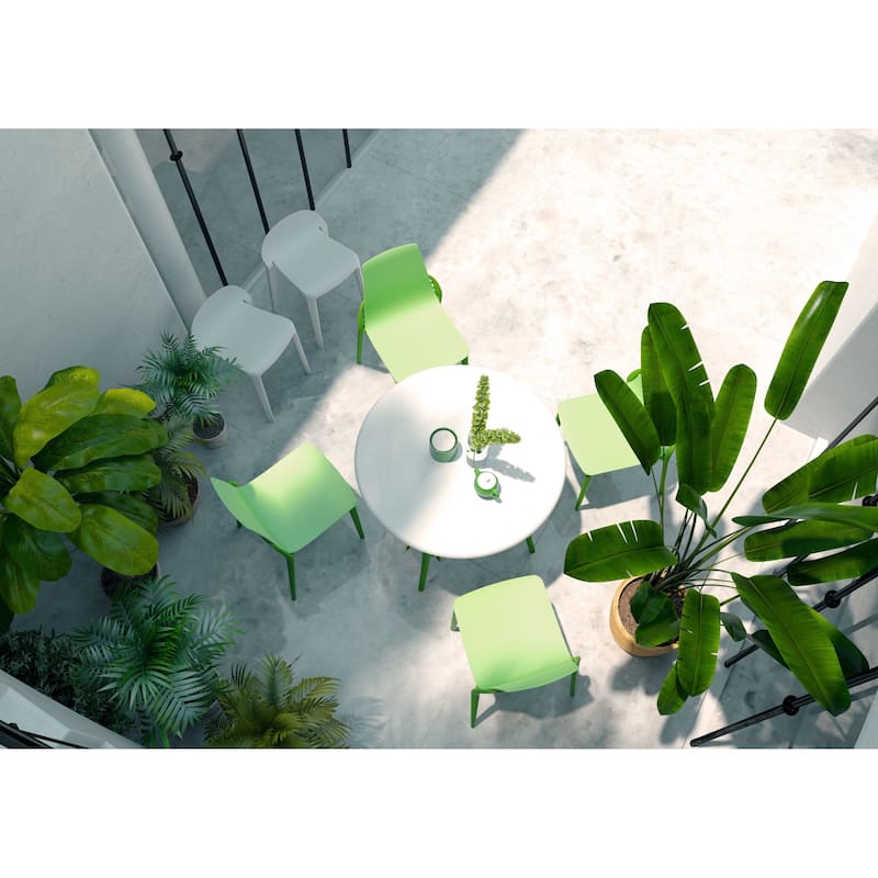 Chloe Resin All-Weather Garden Table