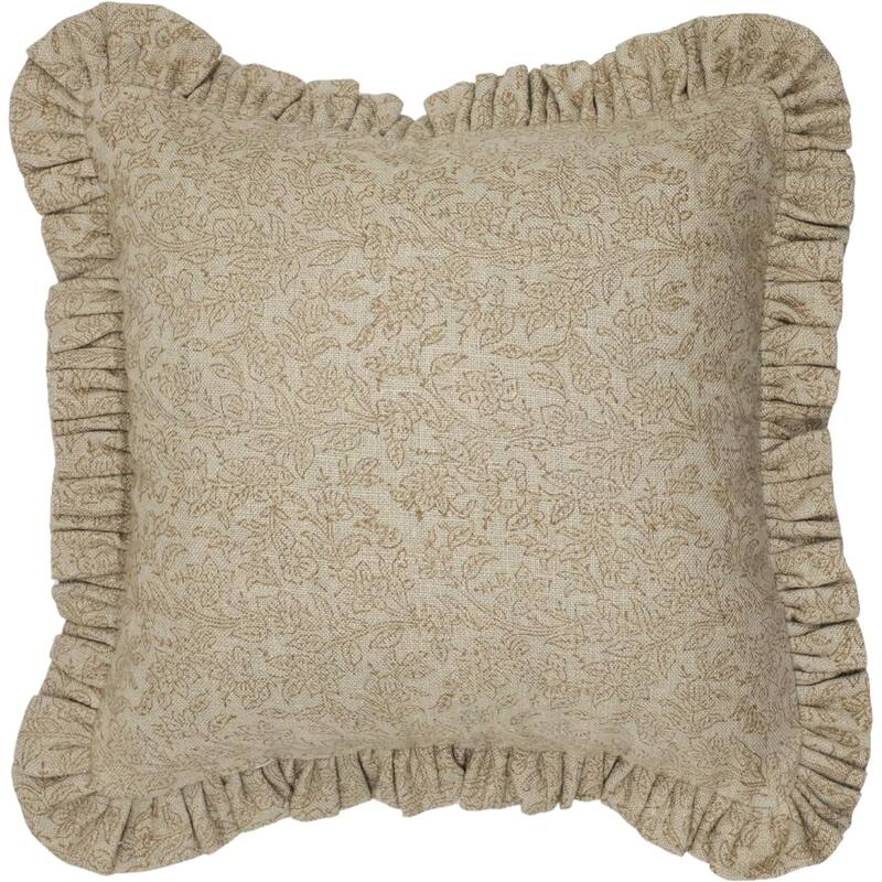 Fabdivine Linen Outdoor Sofa Block print pillow Cover - Pillow Covers - 16" x 16"