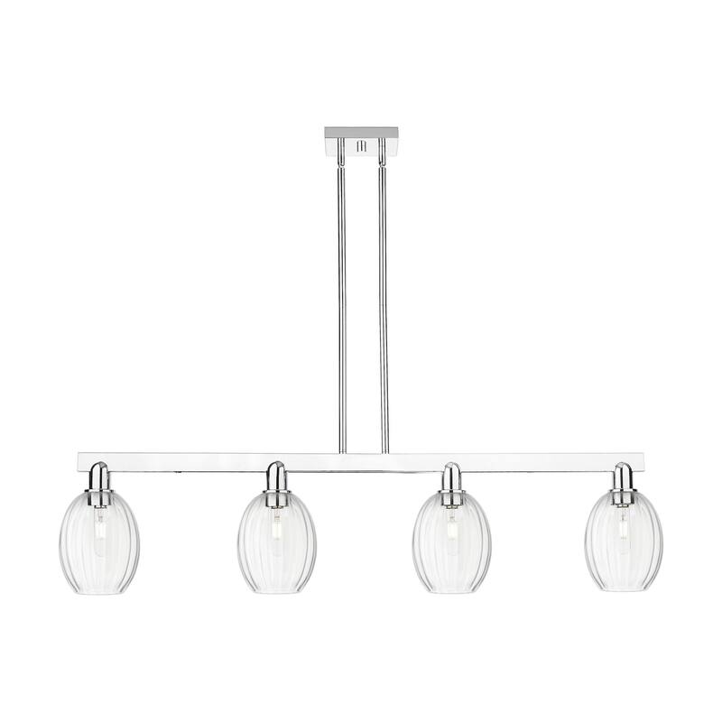 Innovations Lighting 716-4I-12-48 Preston Linear Preston 4 Light 48" - Polished Chrome / Clear