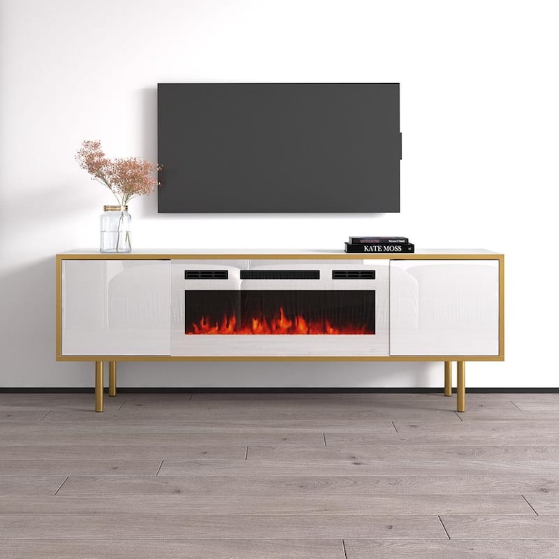 Goldie WH-EF Electric Fireplace 65" TV Stand
