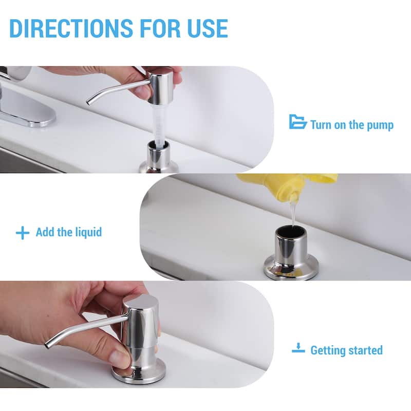 WOWOW Soap Dispenser for Kitchen Sink - N/A