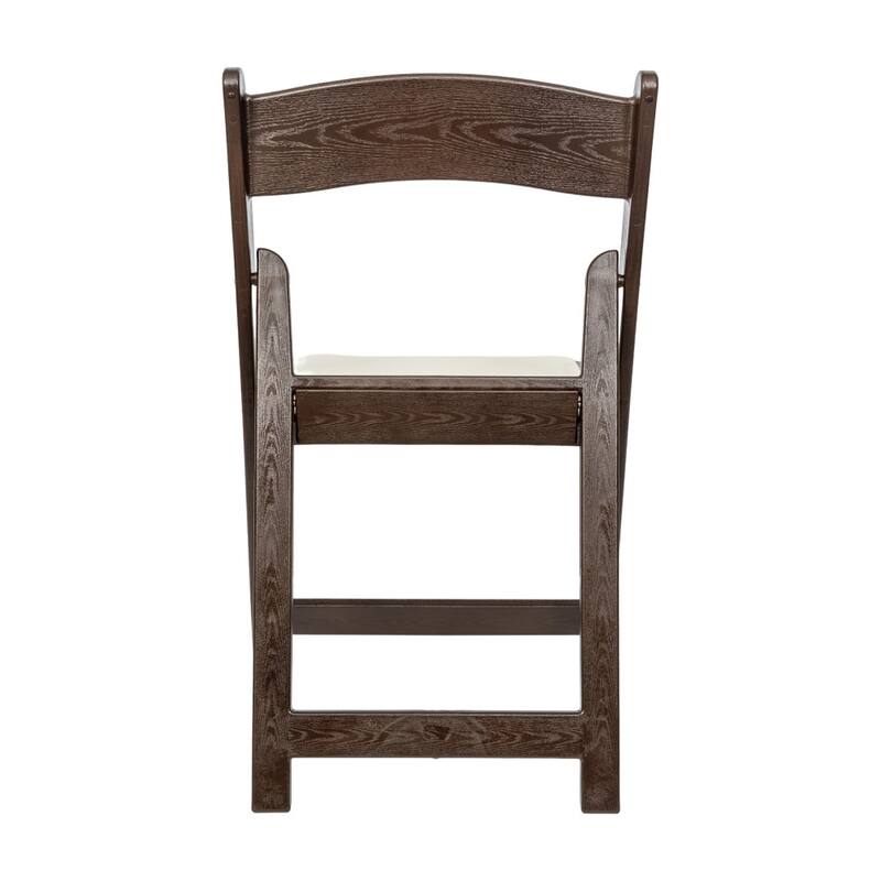 Set of 2 Folding Chairs with Padded Seats - 18"D x 17.25"W x 30.75"H