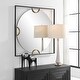 preview thumbnail 7 of 5, Uttermost 09958 Hinson 39" Diameter Circular Framed Bathroom Mirror