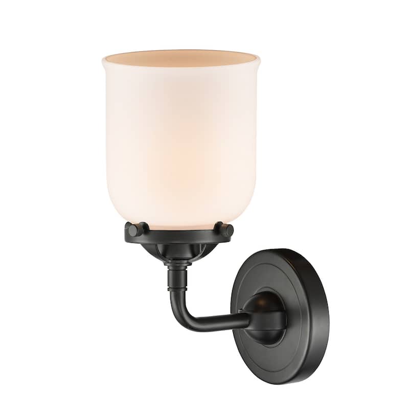 Innovations Lighting Small Bell Single Light 9" Tall Bathroom Sconce
