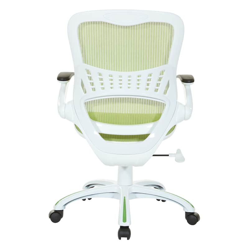 Riley Office Chair with White Mesh Seat and Back